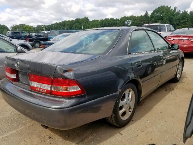 JT8BF28G510339714 - 2001 LEXUS ES 300 GRAY photo 4