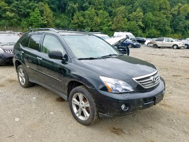 JTJHW31U782066496 - 2008 LEXUS RX 400H BLACK photo 1