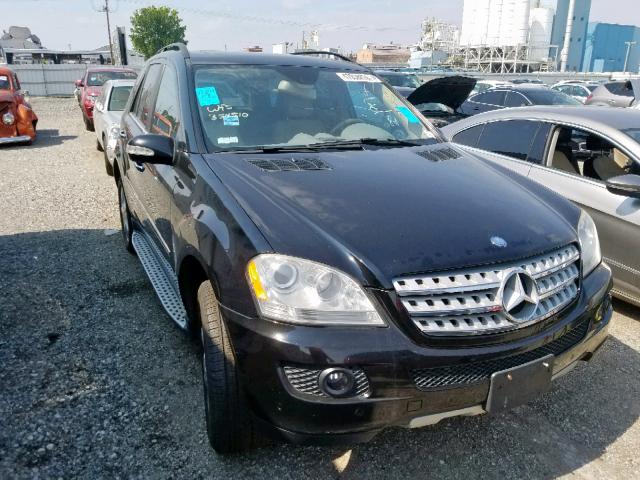 4JGBB86E78A354510 - 2008 MERCEDES-BENZ ML 350 BLACK photo 1