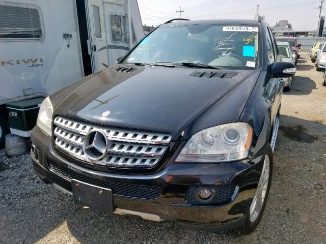 4JGBB86E78A354510 - 2008 MERCEDES-BENZ ML 350 BLACK photo 2