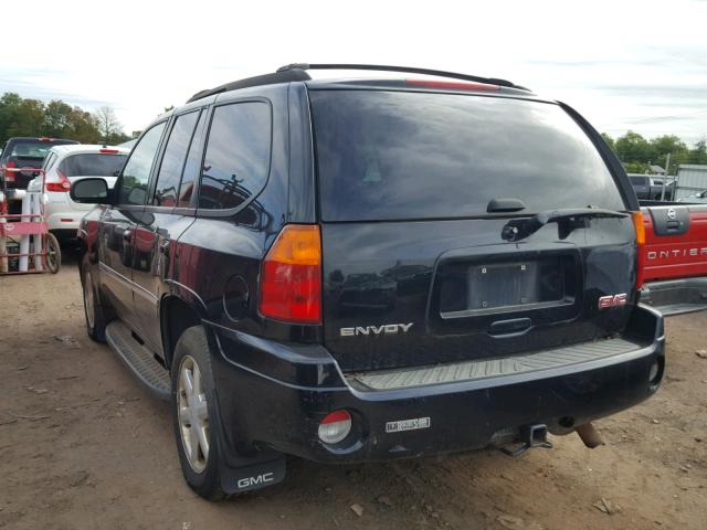 1GKDT13S082120221 - 2008 GMC ENVOY BLACK photo 3