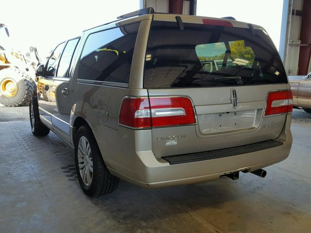 5LMFL285X8LJ12644 - 2008 LINCOLN NAVIGATOR Qızıl foto 3