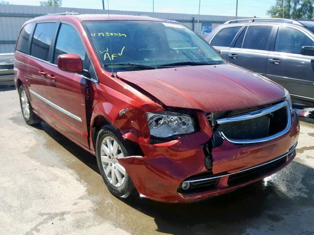 2C4RC1BG6ER208797 - 2014 CHRYSLER TOWN & COU RED photo 1