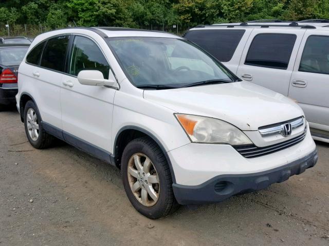 JHLRE48728C033547 - 2008 HONDA CR-V EXL WHITE photo 1