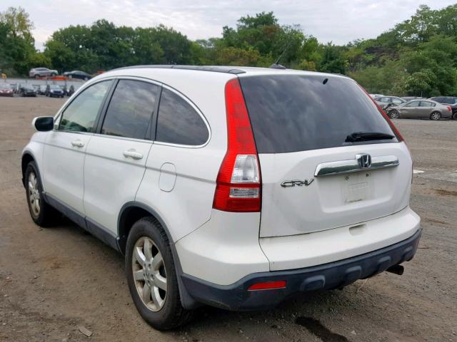 JHLRE48728C033547 - 2008 HONDA CR-V EXL WHITE photo 3