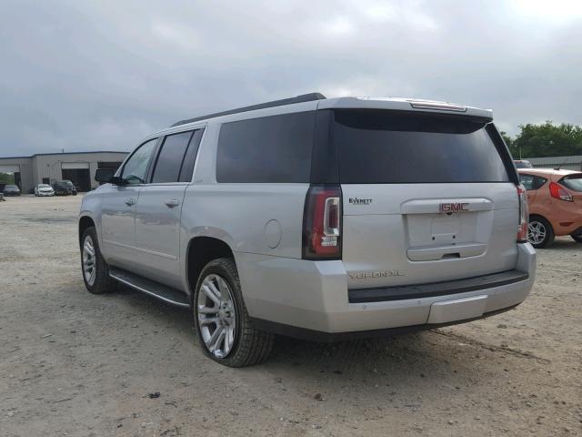 1GKS2GKC1HR198523 - 2017 GMC YUKON XL K SILVER photo 3