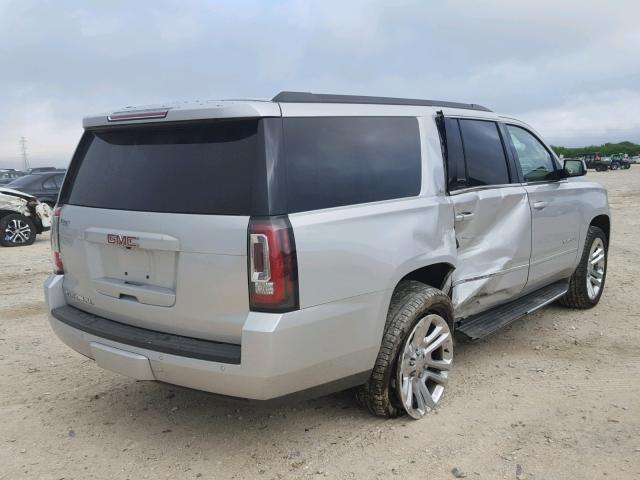 1GKS2GKC1HR198523 - 2017 GMC YUKON XL K SILVER photo 4