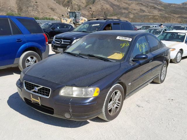 YV1RS592752427734 - 2005 VOLVO S60 2.5T BLUE photo 2