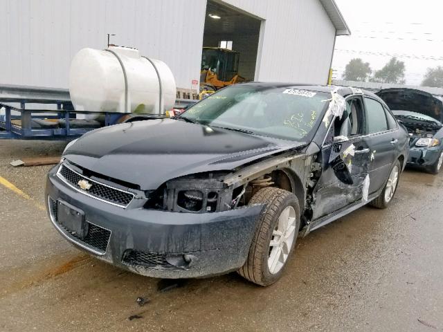 2G1WC5E35D1158158 - 2013 CHEVROLET IMPALA LTZ GRAY photo 2