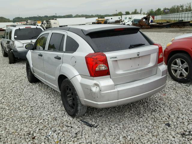 1B3HB48BX7D188007 - 2007 DODGE CALIBER SX SILVER photo 3