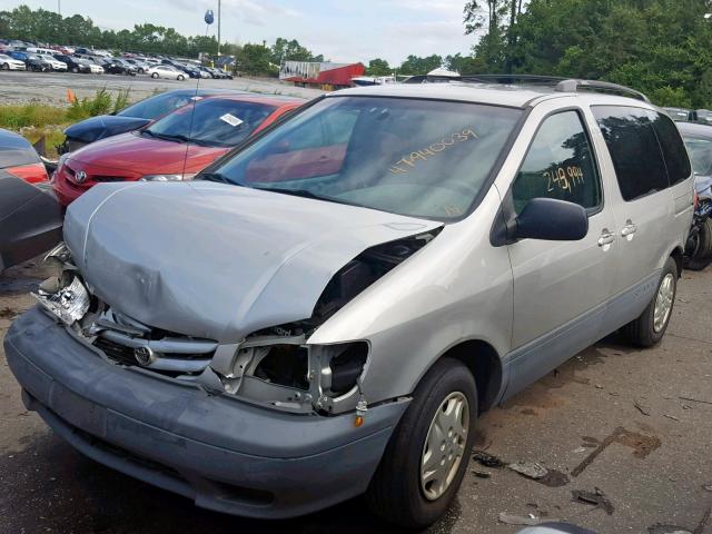 4T3ZF19C53U542526 - 2003 TOYOTA SIENNA CE SILVER photo 2