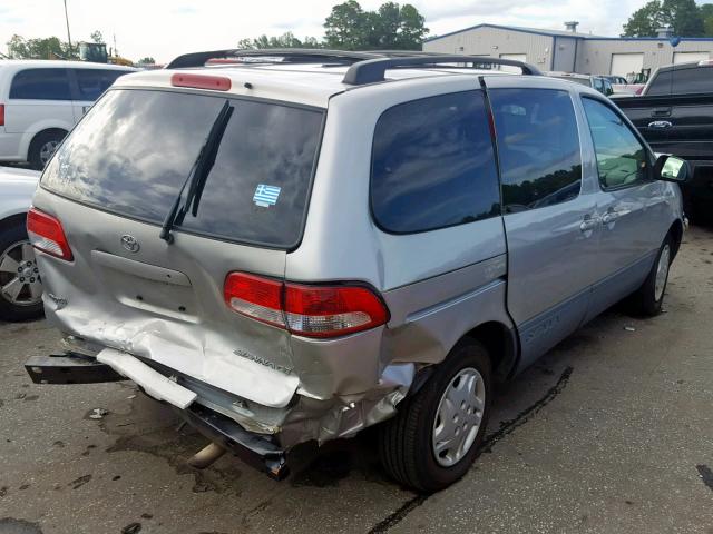 4T3ZF19C53U542526 - 2003 TOYOTA SIENNA CE SILVER photo 4