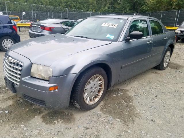 2C3KA43R46H483914 - 2006 CHRYSLER 300 BLUE photo 2