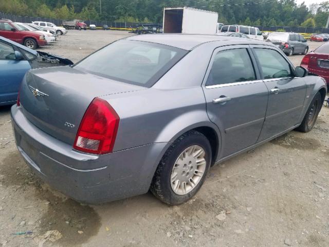 2C3KA43R46H483914 - 2006 CHRYSLER 300 BLUE photo 4