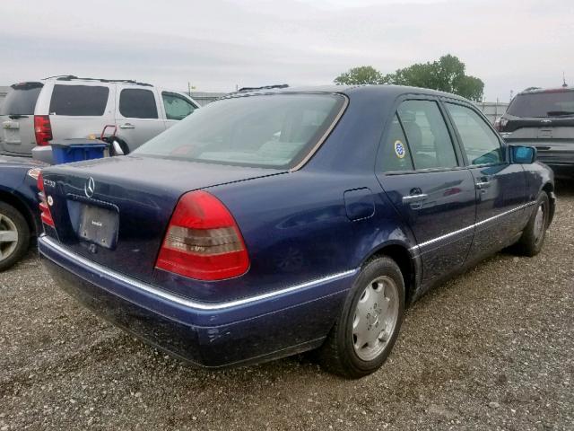 WDBHA28E2SF126208 - 1995 MERCEDES-BENZ C 280 BLUE photo 4