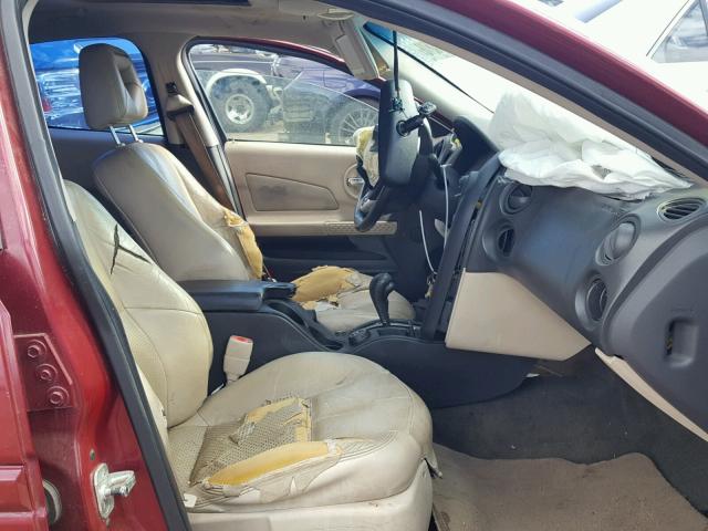 2G2WR524641137259 - 2004 PONTIAC GRAND PRIX წითელი ფოტო 5