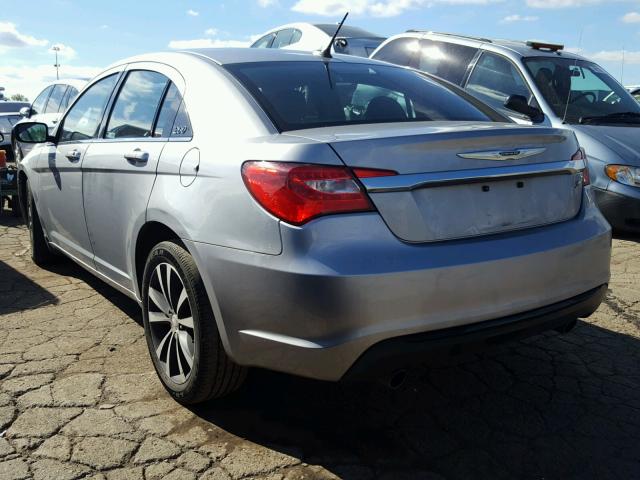 1C3CCBCGXDN579066 - 2013 CHRYSLER 200 LIMITE SILVER photo 3