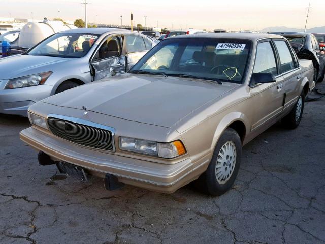 1G4AG55M8S6483497 - 1995 BUICK CENTURY SP TAN photo 2