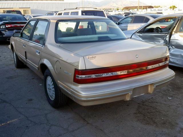 1G4AG55M8S6483497 - 1995 BUICK CENTURY SP TAN photo 3