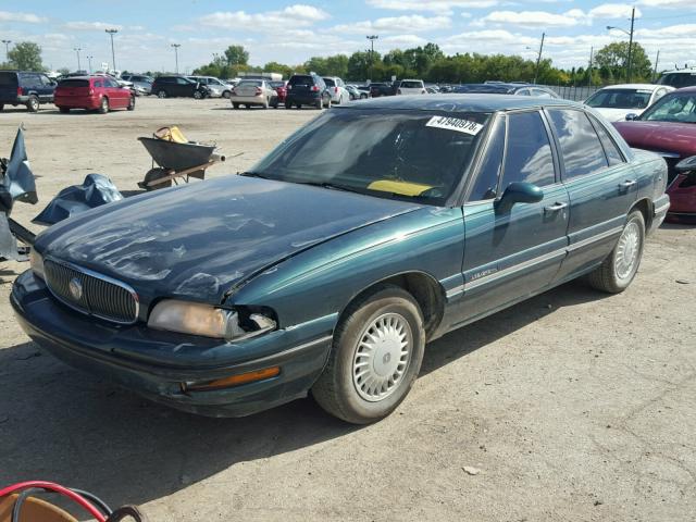 1G4HP52K8VH503905 - 1997 BUICK LESABRE CU GREEN photo 2