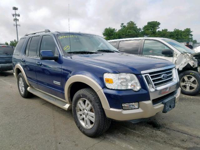 1FMEU74E76UA42798 - 2006 FORD EXPLORER E BLUE photo 1