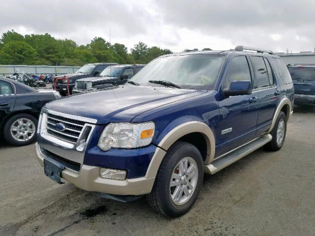 1FMEU74E76UA42798 - 2006 FORD EXPLORER E BLUE photo 2