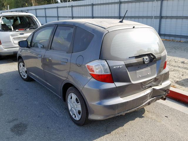 JHMGE8H35DC076815 - 2013 HONDA FIT GRAY photo 3