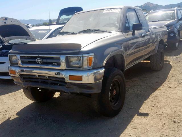 JT4VN13D2S5153156 - 1995 TOYOTA PICKUP 1/2 GRAY photo 2