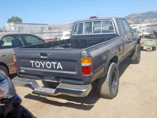 JT4VN13D2S5153156 - 1995 TOYOTA PICKUP 1/2 GRAY photo 4