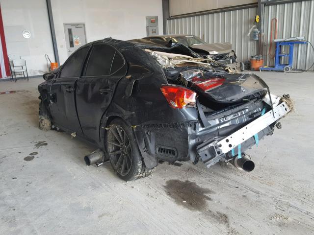 JTHBK262985056216 - 2008 LEXUS IS 250 BLACK photo 3