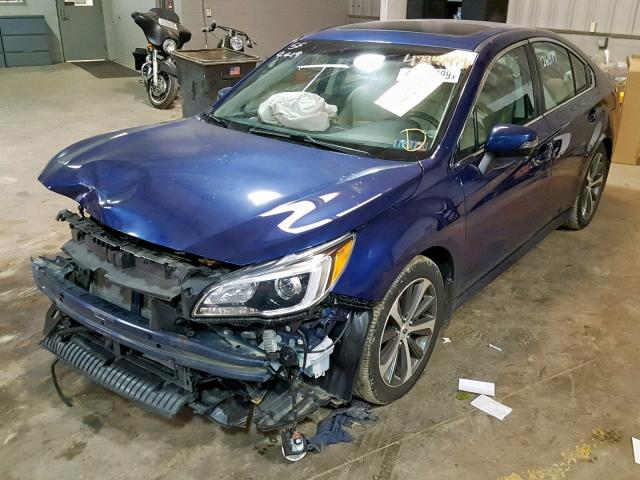 4S3BNEL60F3025477 - 2015 SUBARU LEGACY 3.6 BLUE photo 2