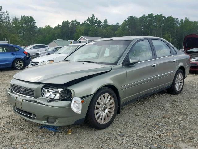 YV1TS592261441960 - 2006 VOLVO S80 2.5T GREEN photo 2