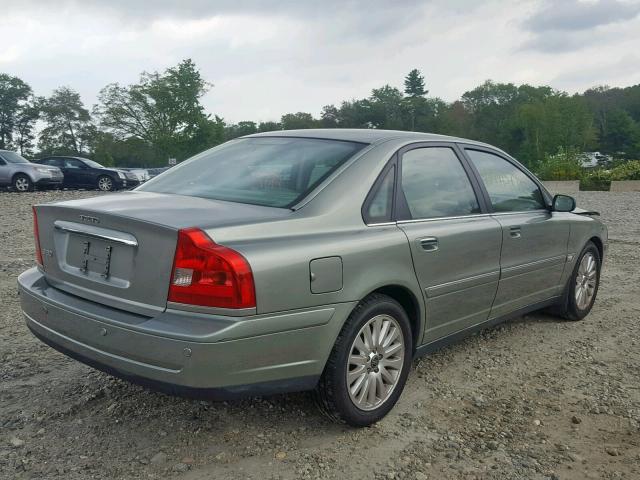 YV1TS592261441960 - 2006 VOLVO S80 2.5T GREEN photo 4