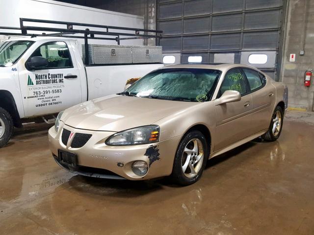 2G2WR524741198264 - 2004 PONTIAC GRAND PRIX TAN photo 2