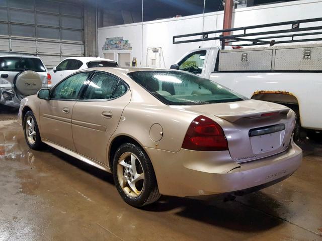 2G2WR524741198264 - 2004 PONTIAC GRAND PRIX TAN photo 3