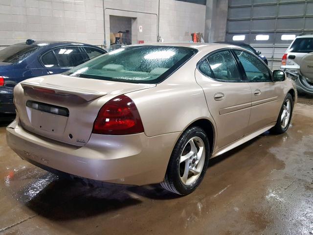 2G2WR524741198264 - 2004 PONTIAC GRAND PRIX TAN photo 4