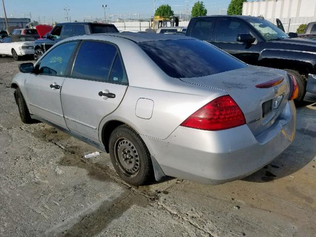 JHMCM56197C006983 - 2007 HONDA ACCORD VAL SILVER photo 3