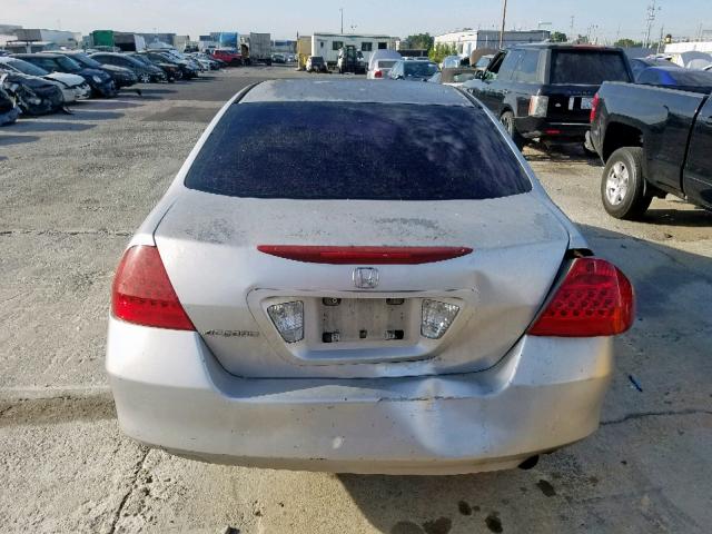 JHMCM56197C006983 - 2007 HONDA ACCORD VAL SILVER photo 9