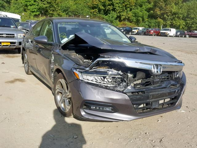 1HGCV1F58JA040427 - 2018 HONDA ACCORD EXL GRAY photo 1