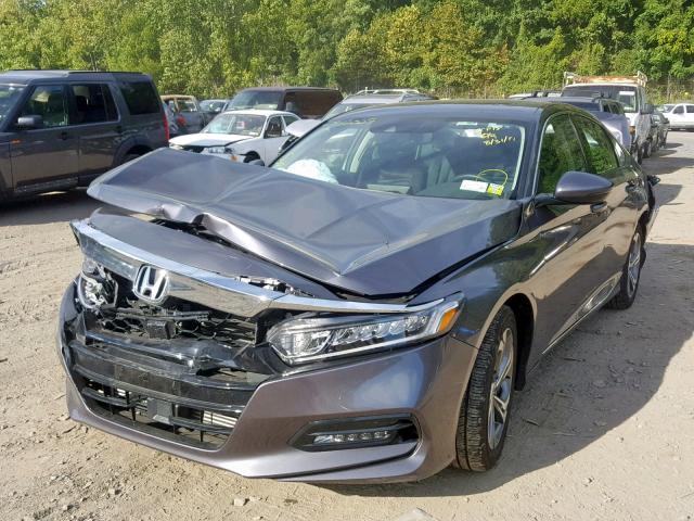 1HGCV1F58JA040427 - 2018 HONDA ACCORD EXL GRAY photo 2