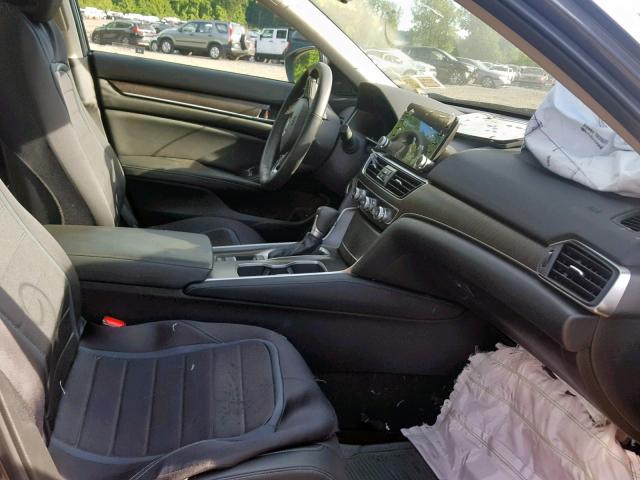 1HGCV1F58JA040427 - 2018 HONDA ACCORD EXL GRAY photo 5