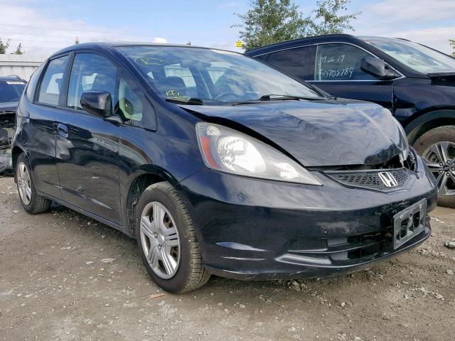 LUCGE8H59D3002599 - 2013 HONDA FIT LX BLACK photo 1