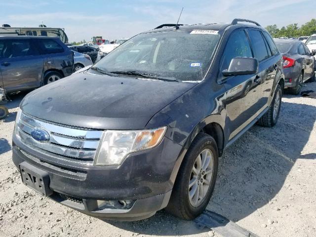 2FMDK38C87BB14764 - 2007 FORD EDGE SEL BLUE photo 2