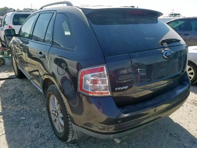 2FMDK38C87BB14764 - 2007 FORD EDGE SEL BLUE photo 3