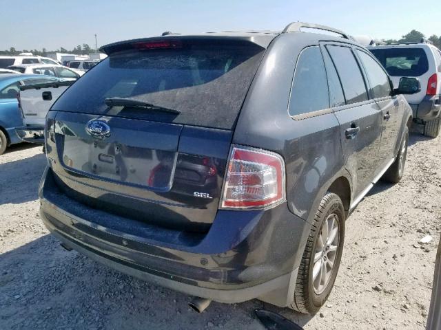 2FMDK38C87BB14764 - 2007 FORD EDGE SEL BLUE photo 4