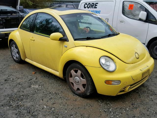 3VWDC21C71M405717 - 2001 VOLKSWAGEN NEW BEETLE ყვითელი ფოტო 1