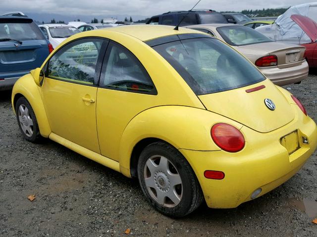 3VWDC21C71M405717 - 2001 VOLKSWAGEN NEW BEETLE ყვითელი ფოტო 3