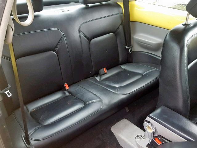 3VWDC21C71M405717 - 2001 VOLKSWAGEN NEW BEETLE ყვითელი ფოტო 6