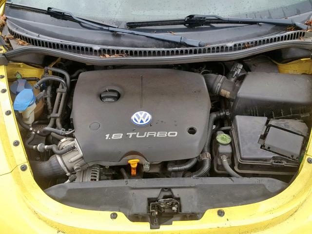 3VWDC21C71M405717 - 2001 VOLKSWAGEN NEW BEETLE ყვითელი ფოტო 7