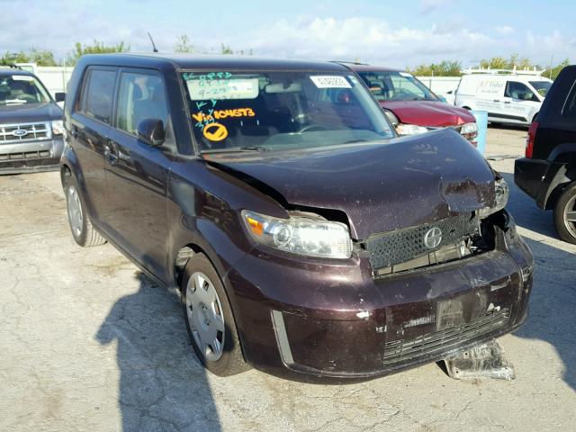 JTLZE4FE6A1104673 - 2010 TOYOTA SCION XB Бордовый фото 1